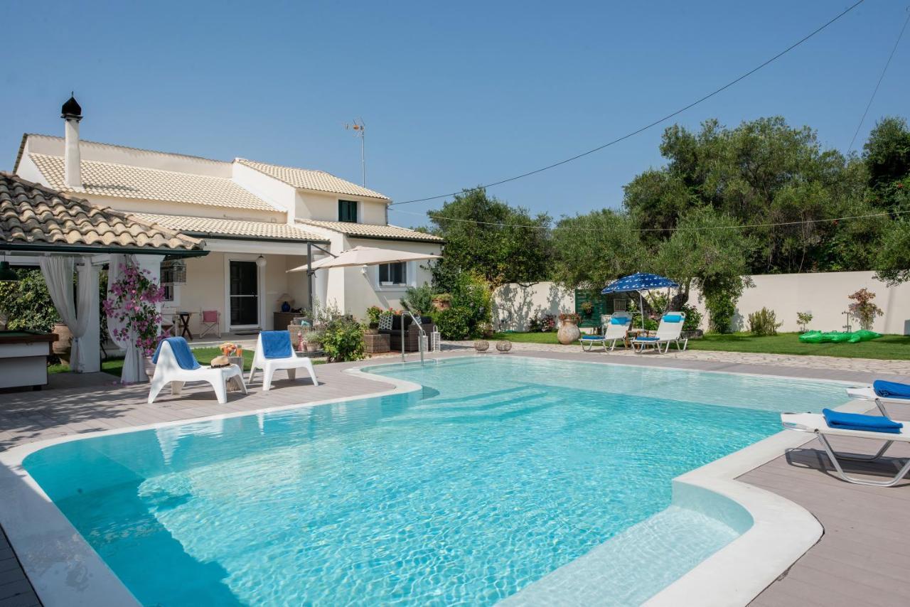 Corfu Villa Linea Línia Exteriör bild